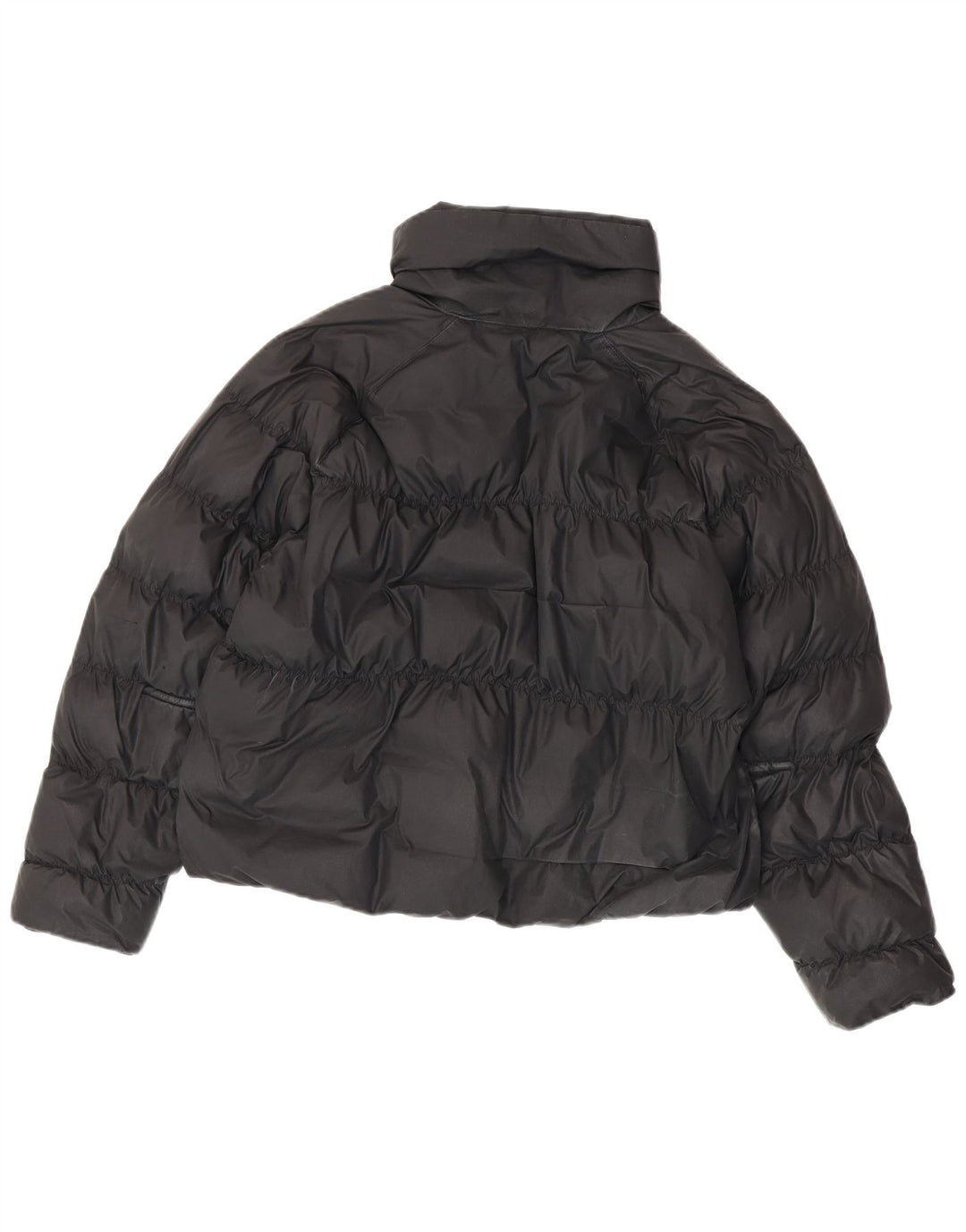 Nike Womens Crop Oversized polstret jakke UK 10 Small Black Polyester