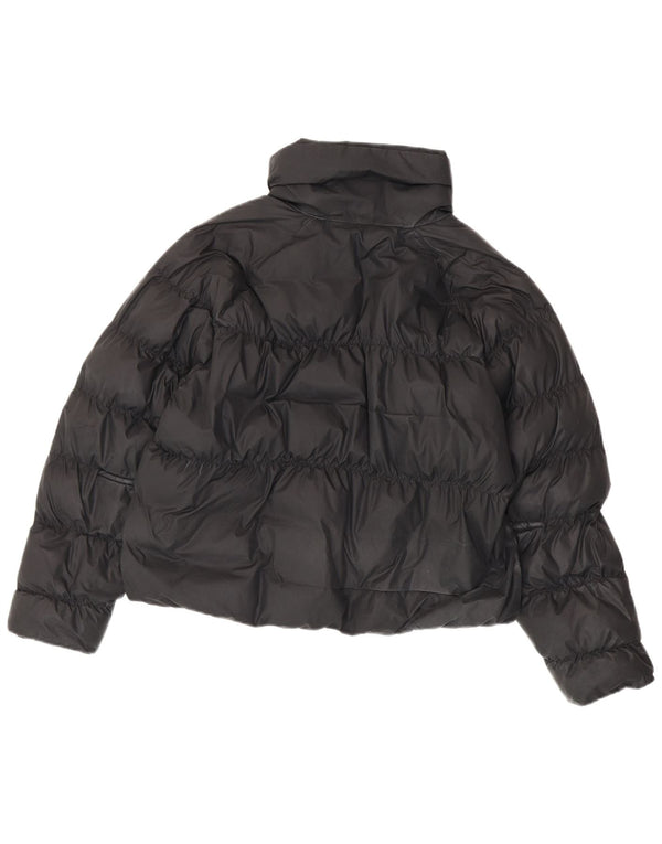 Nike Womens Crop Oversized polstret jakke UK 10 Small Black Polyester