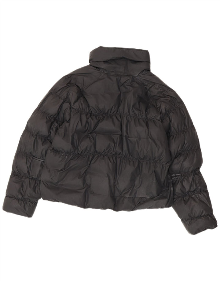 Nike Womens Crop Oversized polstret jakke UK 10 Small Black Polyester