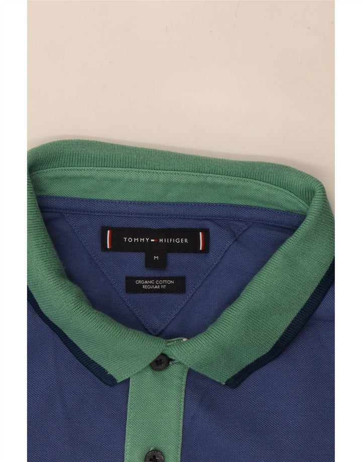 TOMMY HILFIGER Herre Regular Fit Polo Shirt Medium Blue Bomuld