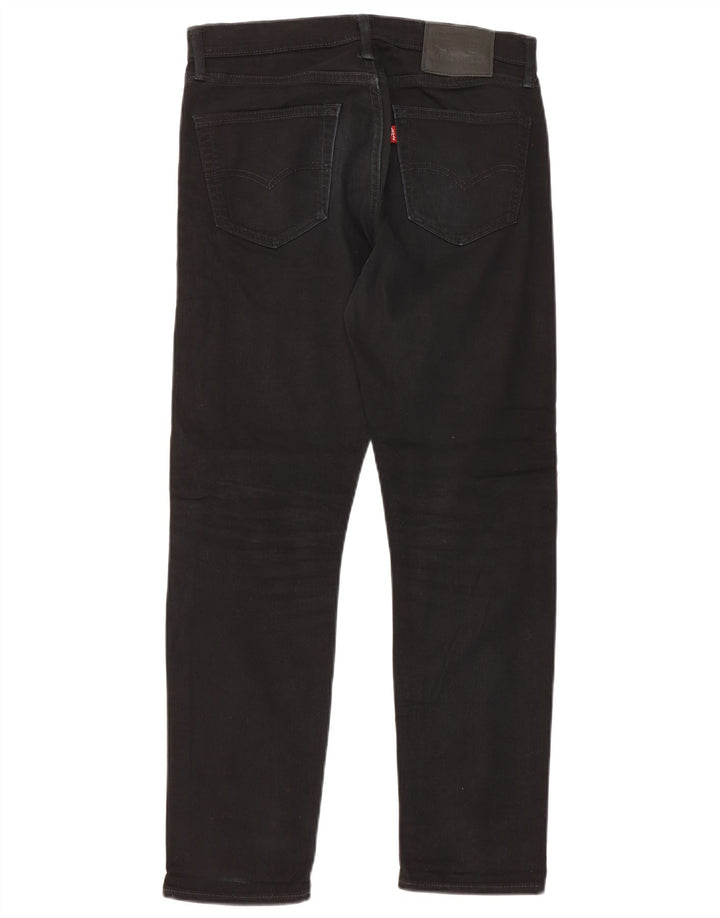 Levi's Herre 508 Regular Tapered Jeans W30 L30 Sort Bomuld