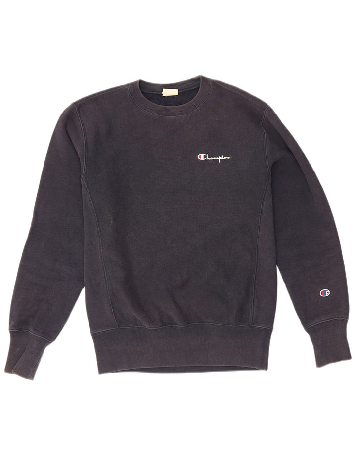 Champion Herre sweatshirt Jumper lille marineblå bomuld