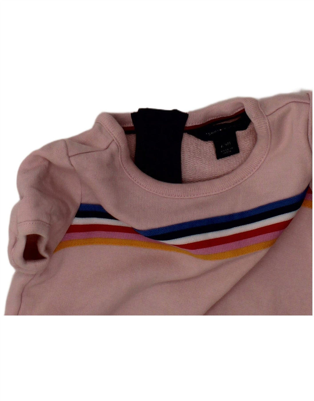 TOMMY HILFIGER Babypiger Playsuit 6-9 måneder Pink Stribet Bomuld