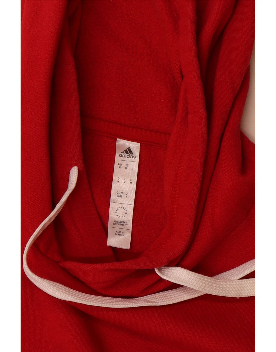 Adidas Herre hættetrøje Jumper Medium Rød Bomuld