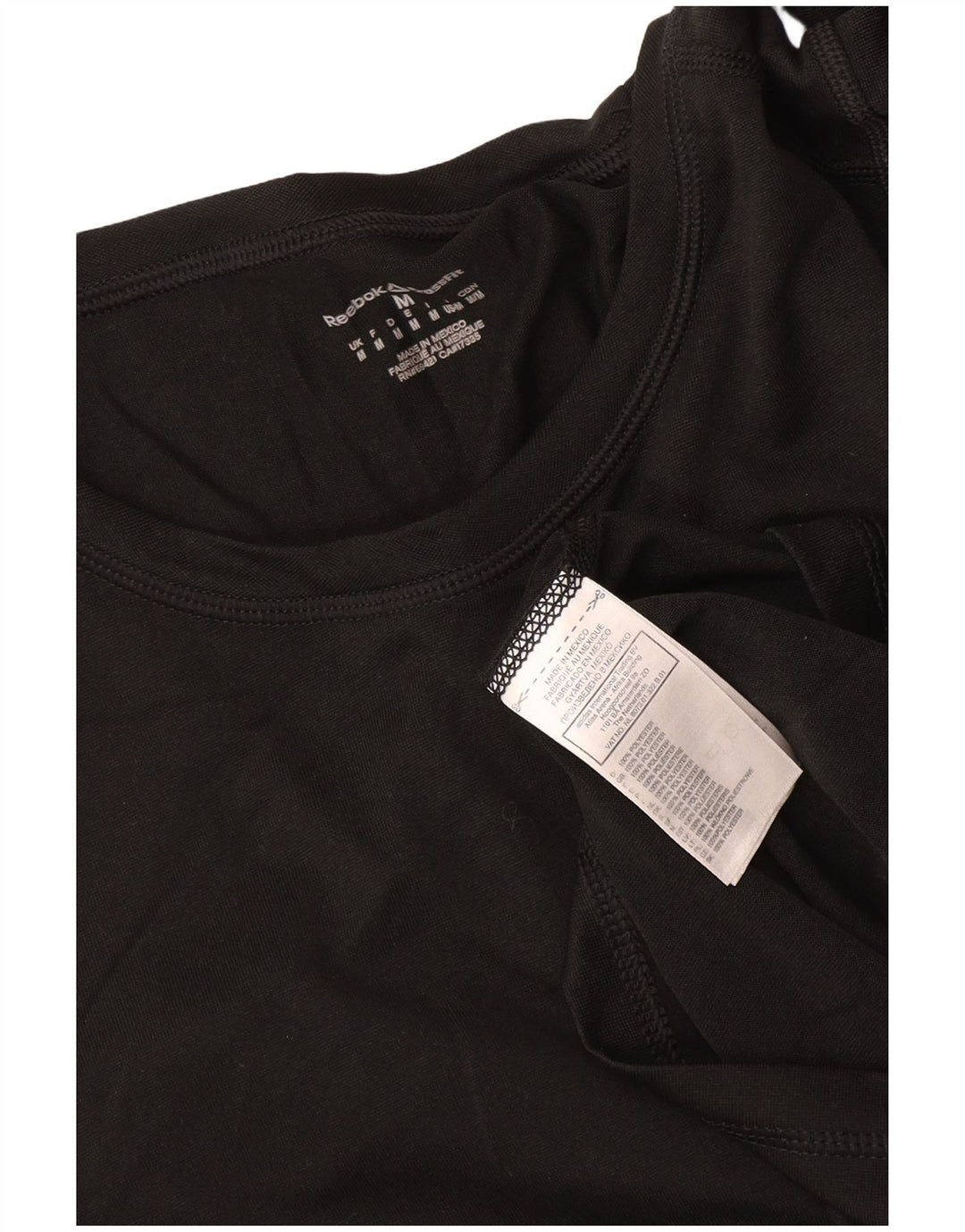 Reebok Herre Cross Fit Top Langærmet Medium Sort Polyester
