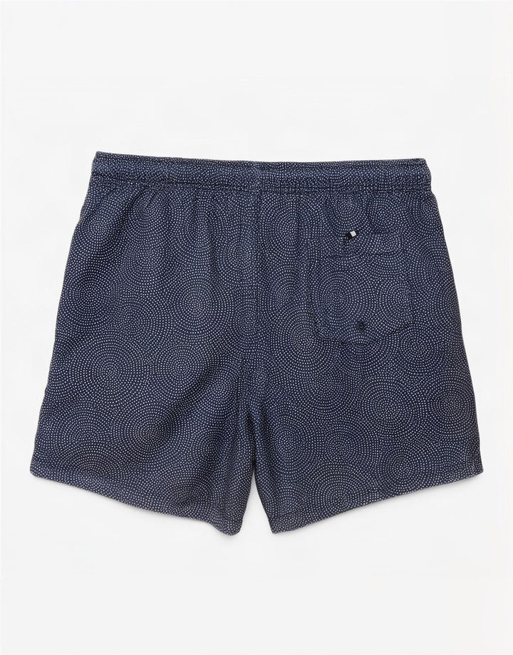Marks & Spencer Badeshorts til mænd Små marineblå geometrisk polyester