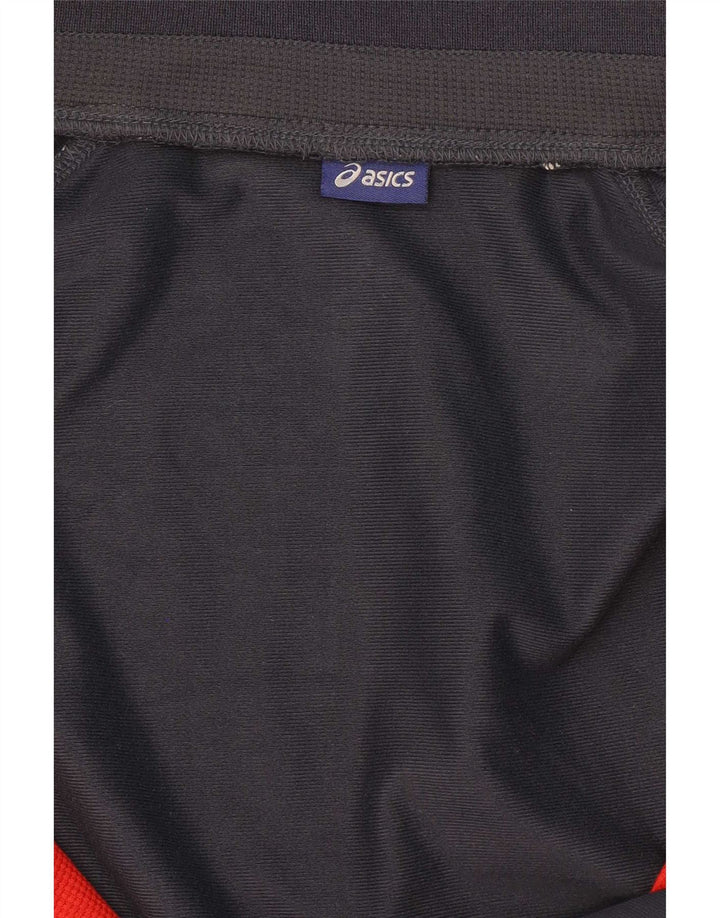 Asics Hættetrøje med lynlås til mænd XL Navy Blue Colourblock