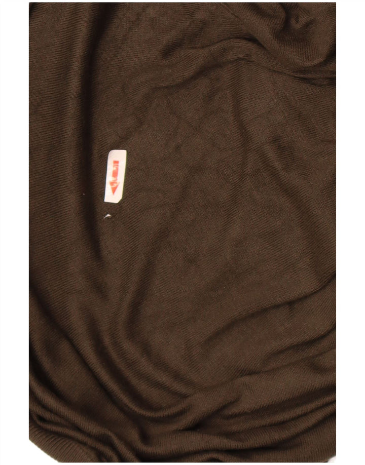 Zara Herre rullehals sweater Medium Khaki Viscose