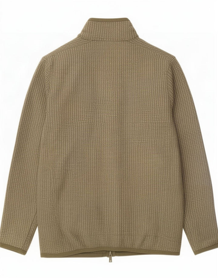 Weird Fish Herre fleecejakke Medium Khaki Polyester