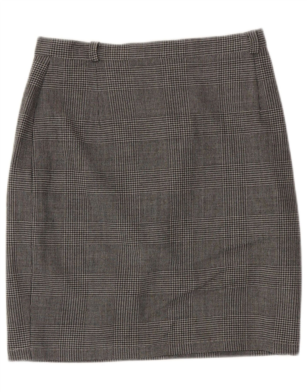 MAX MARA Weekend Pencil Skirt UK 14 Large W29 Grey Check