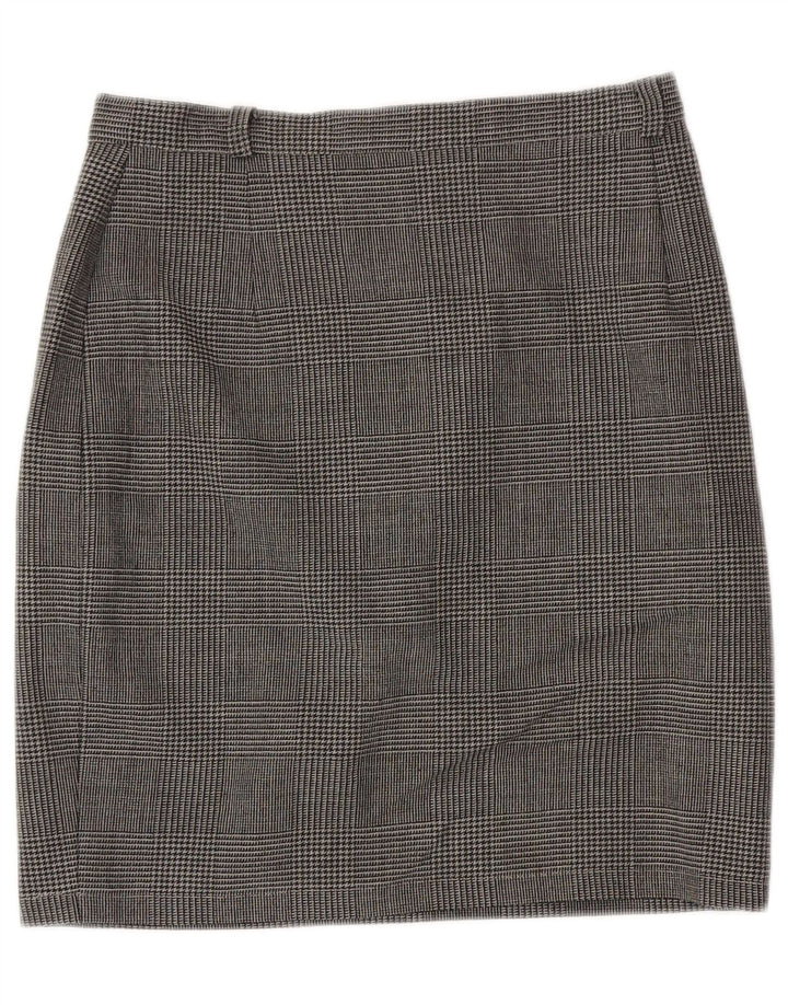MAX MARA Weekend Pencil Skirt UK 14 Large W29 Grey Check