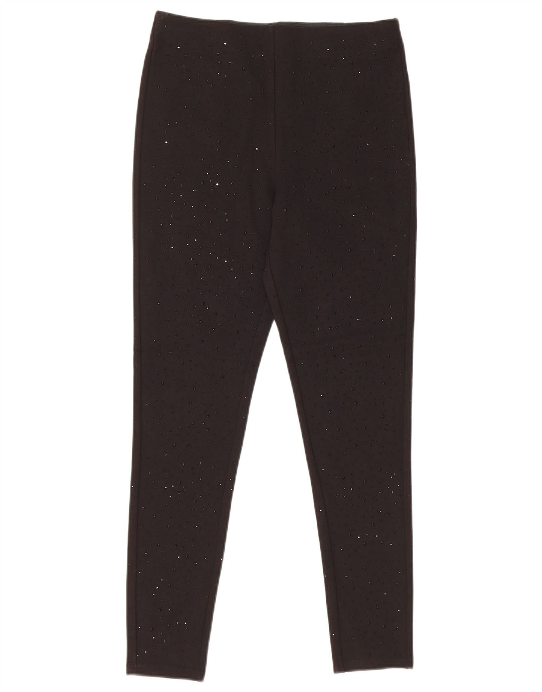 Zara Womens Leggings UK 10 Small Black Viscose