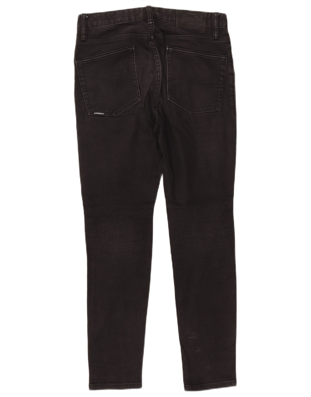 Superdry Skinny Jeans til mænd W30 L30 sort bomuld