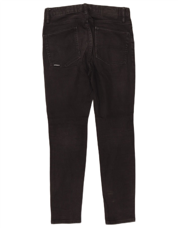 Superdry Skinny Jeans til mænd W30 L30 sort bomuld