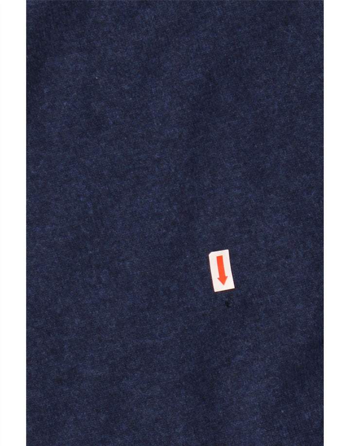Gant herre rund hals sweater lille marineblå uld
