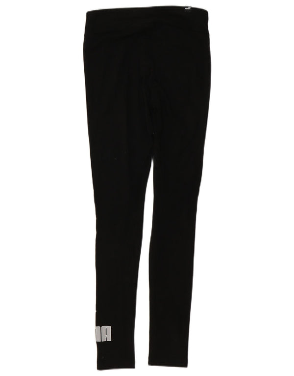 Puma Grafiske Leggings til kvinder UK 4 XS sort bomuld