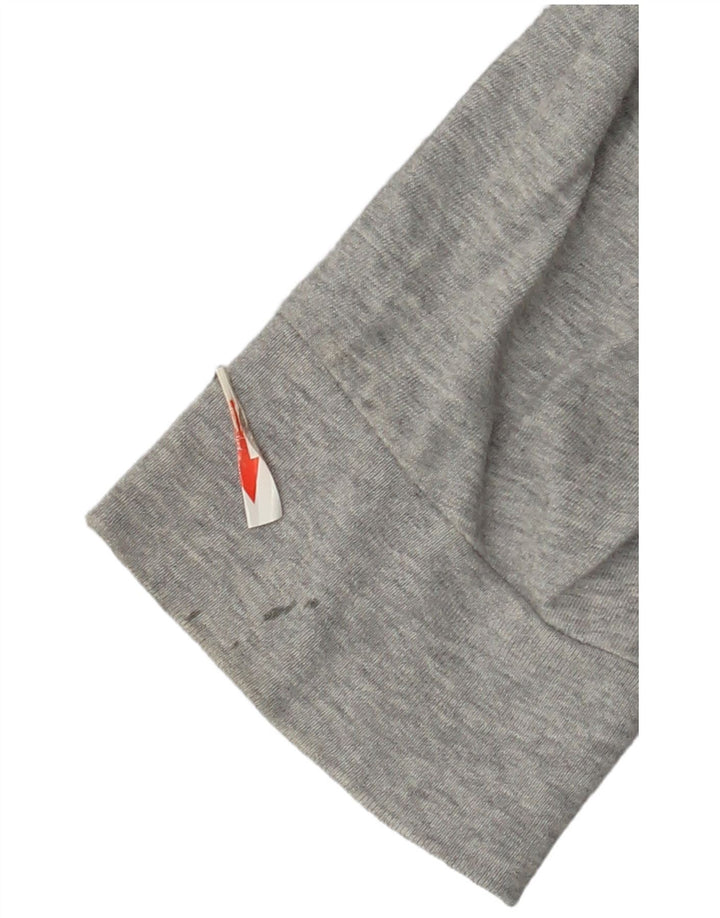 Levi's Herre grafisk top Langærmet mellemgrå bomuld