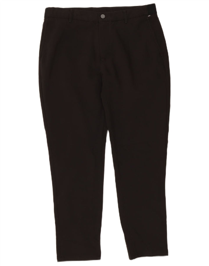 Zara Herre Slim Chino Bukser Large W32 L27 Sort