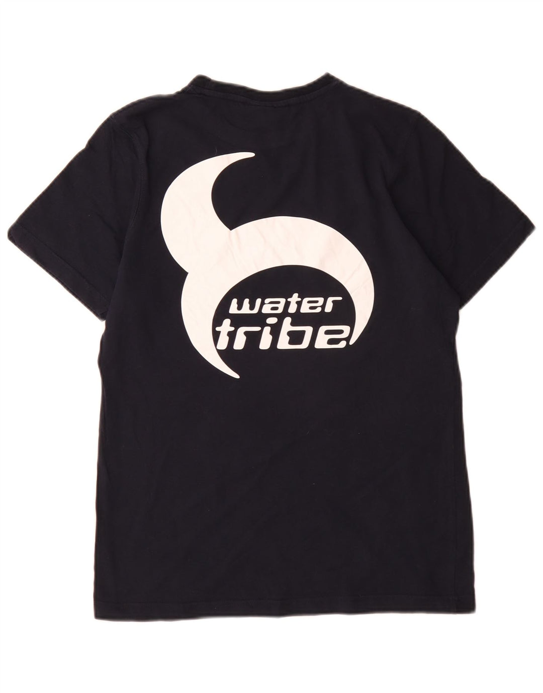 Slam Herre grafisk T-shirt Top Medium Marineblå Bomuld