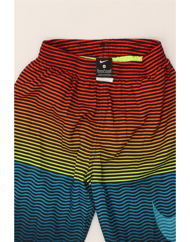 NIKE Boys Sport Shorts 10-11 Years Medium Multicoloured Colourblock Vintage Nike and Second-Hand Nike from Messina Hembry 