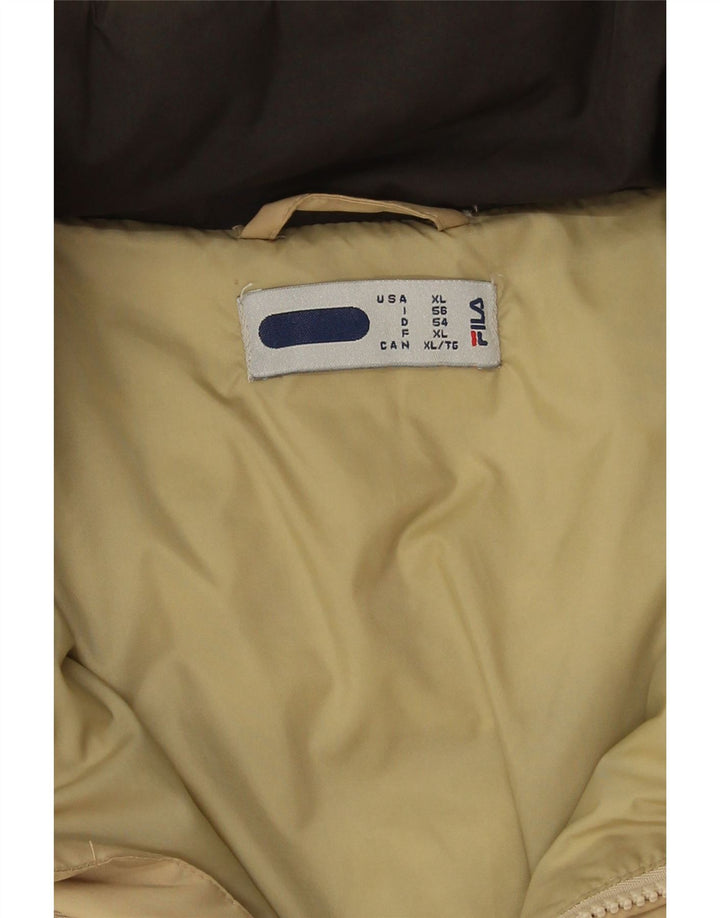 Fila Polstret Herrejakke UK 42 XL Beige Polyester