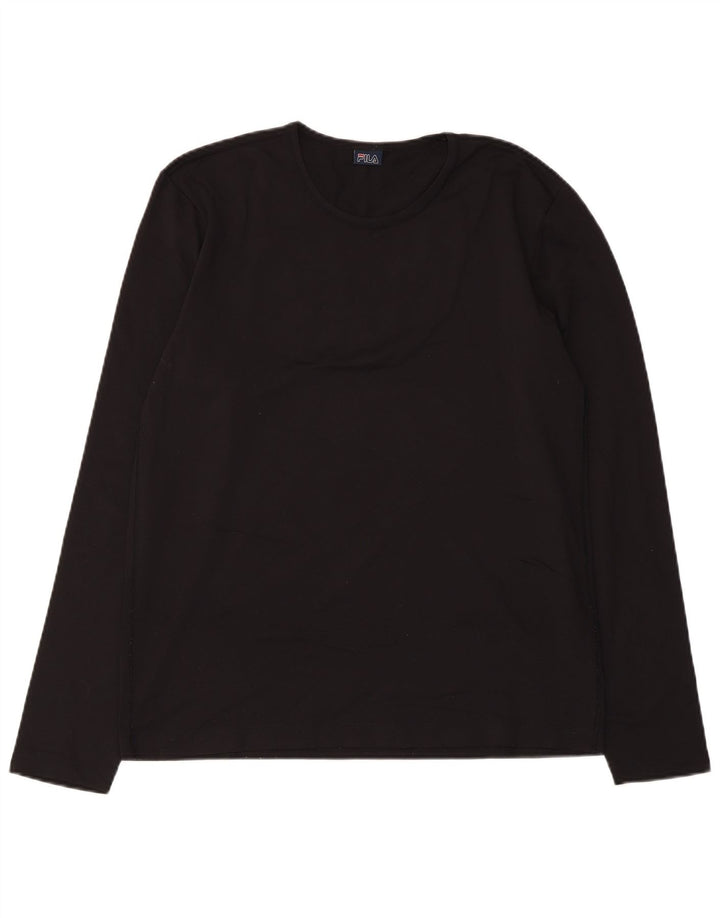FILA Herre Top Langærmet Medium Sort