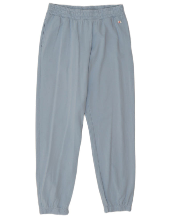 Champion Womens træningsdragt Bukser Joggers UK 14 Large Blue Cotton