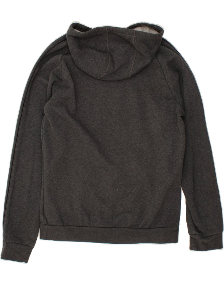 ADIDAS Mens Hoodie Jumper Medium Grey Vintage Adidas and Second-Hand Adidas from Messina Hembry 