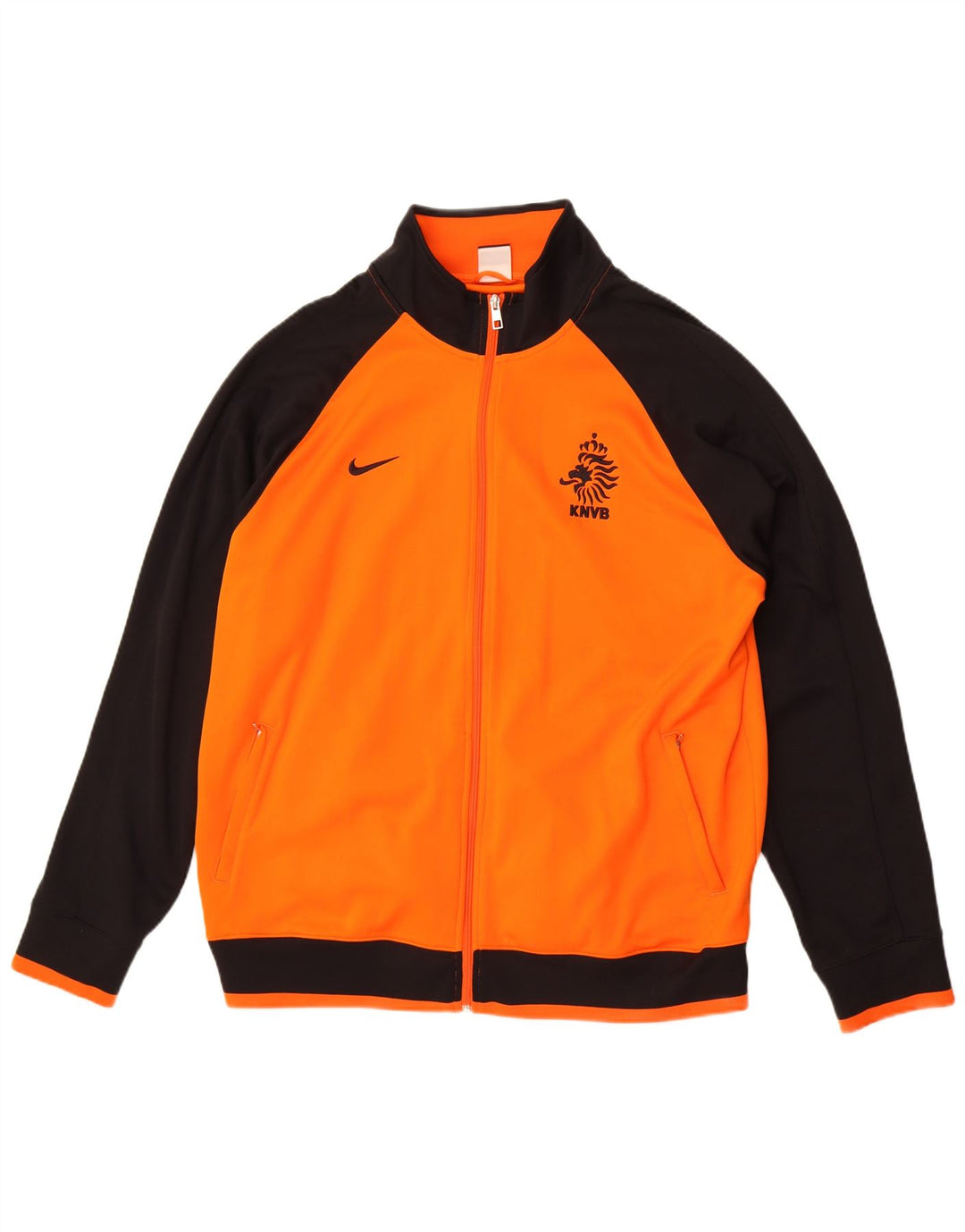 Nike Herre KNVB Grafisk træningsdragt Topjakke 2XL Orange Colourblock