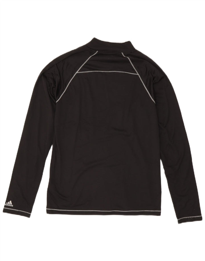 Adidas Herre Top Langærmet Lille Sort Polyester Sports