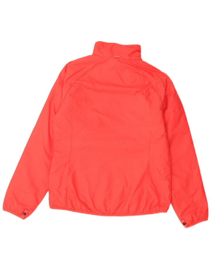 THE NORTH FACE Windbreaker Jacket til kvinder UK 14 Medium Rød Polyester