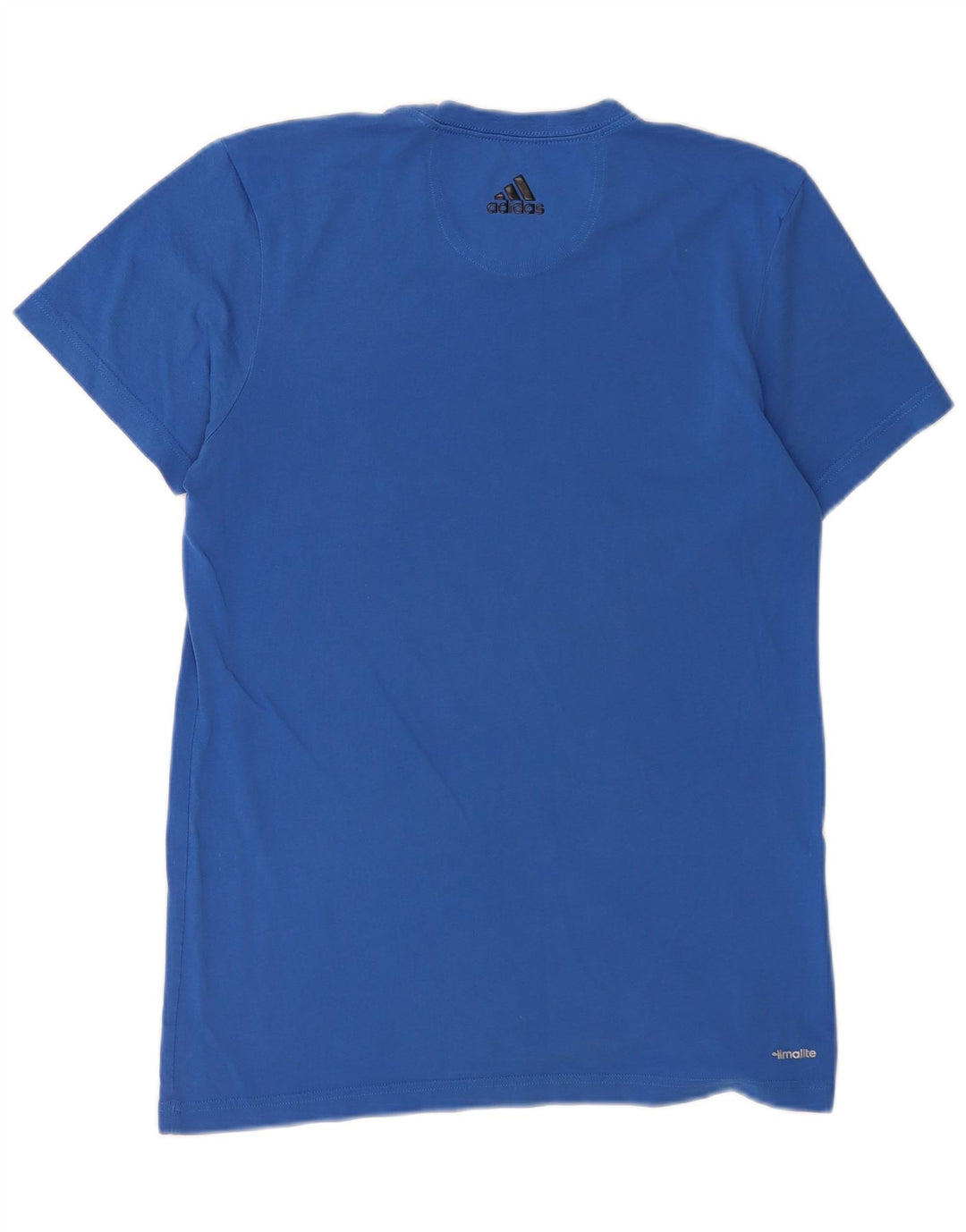 Adidas Herre Climalite grafisk T-shirt top mellemblå