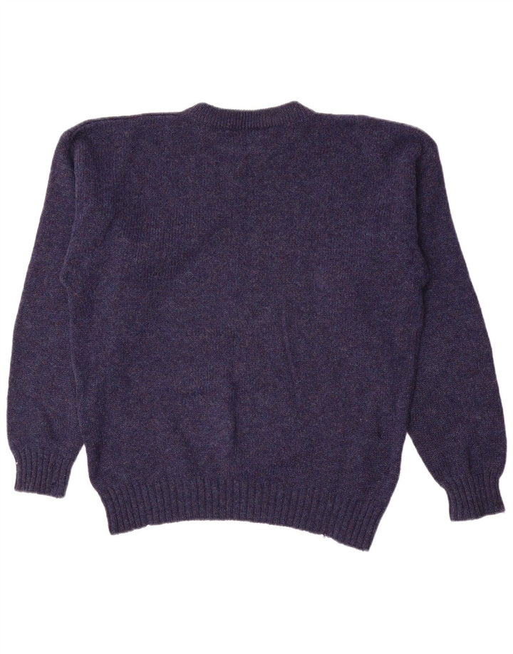 C&A Herre sweater med rund hals, medium marineblå uld