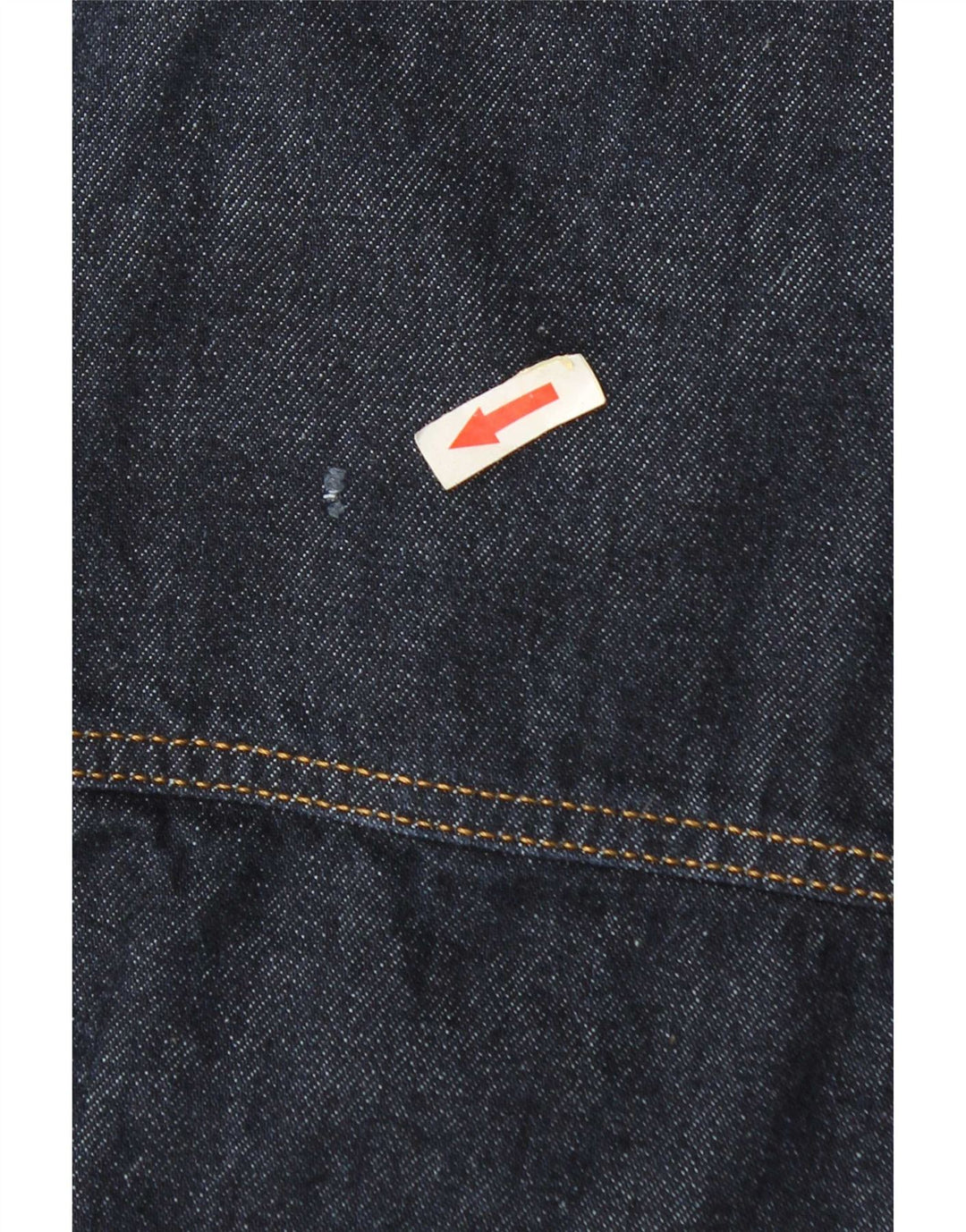 Zara Herre denimjakke UK 42 XL Navy Blue Polyester