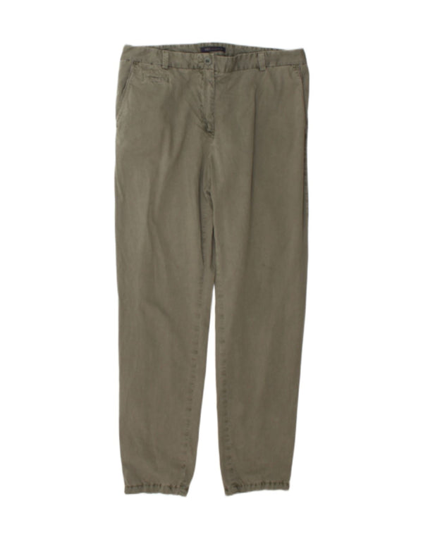Marks & Spencer koniske Chinobukser til kvinder UK 14 Large W36 L30 Grøn