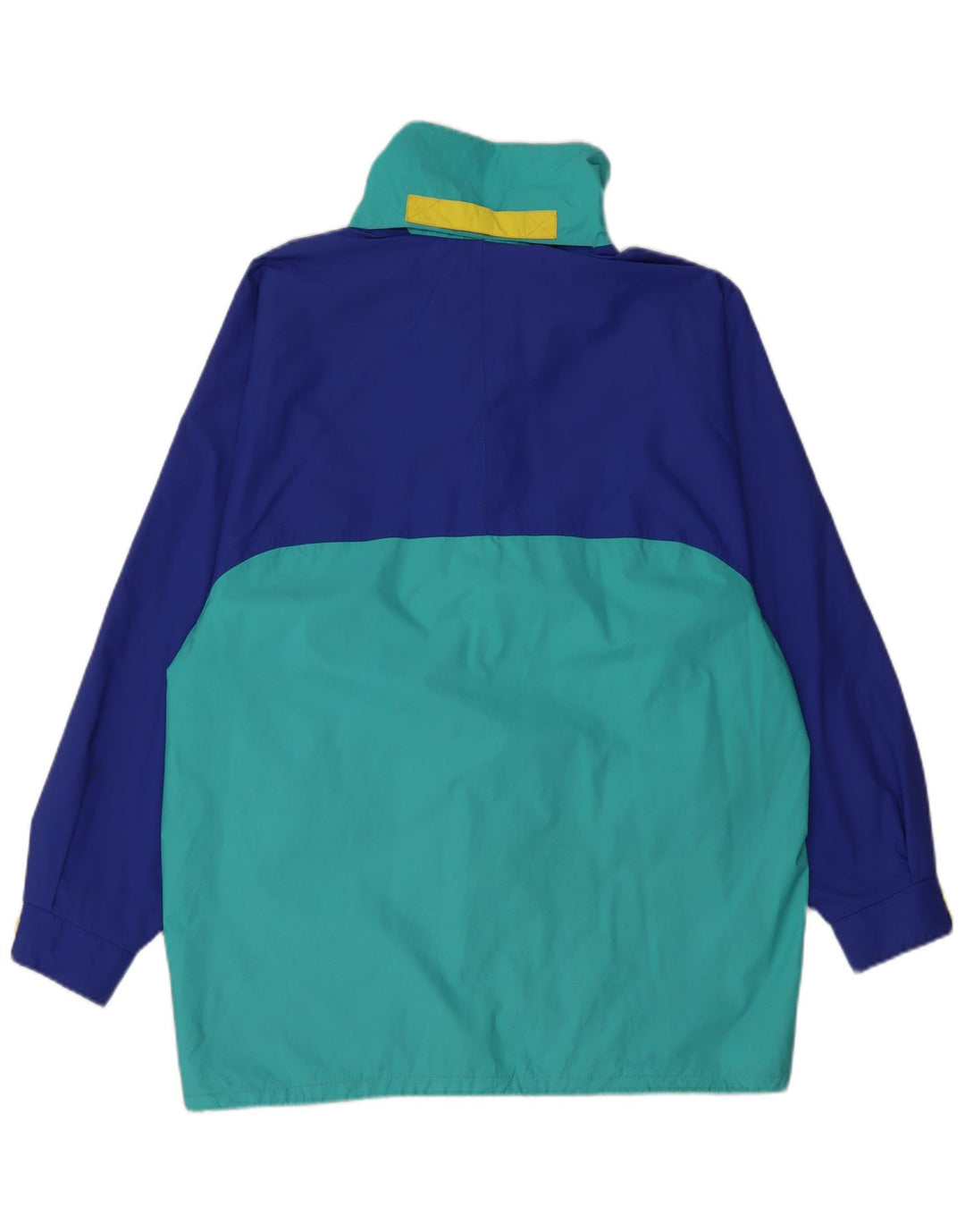 BAILO Herre Loose Fit regnjakke IT 46 Small Blue Colourblock Polyester