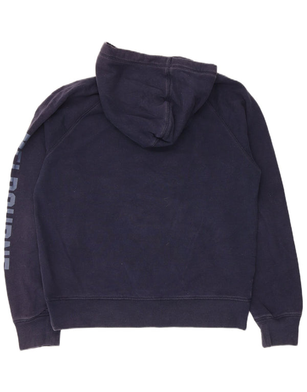 Gap Herre grafisk hættetrøje Jumper Medium Navyblå Bomuld