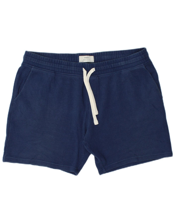 Marks & Spencer Herre Regular Fit sportsshorts XL marineblå bomuld