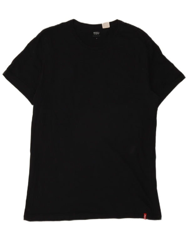 Levi's Womens T-Shirt Top UK 12 Medium Black