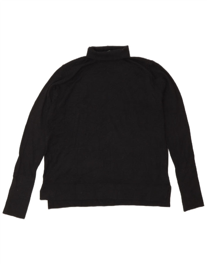 Zara Dame Rullehals Sweater UK 14 Medium Sort Modal