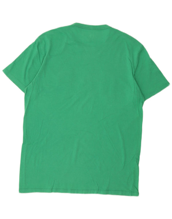 Gap Herre Grafisk T-Shirt Top Medium Grøn