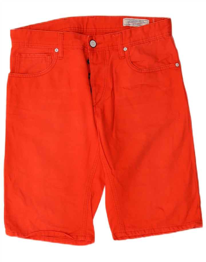 Jack & Jones Denim Shorts til mænd W32 Medium Rød