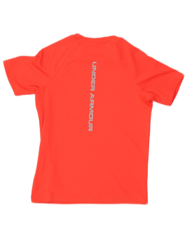 UNDER ARMOUR Piger Loose Fit Grafisk T-Shirt Top 7-8 År Lille Orange