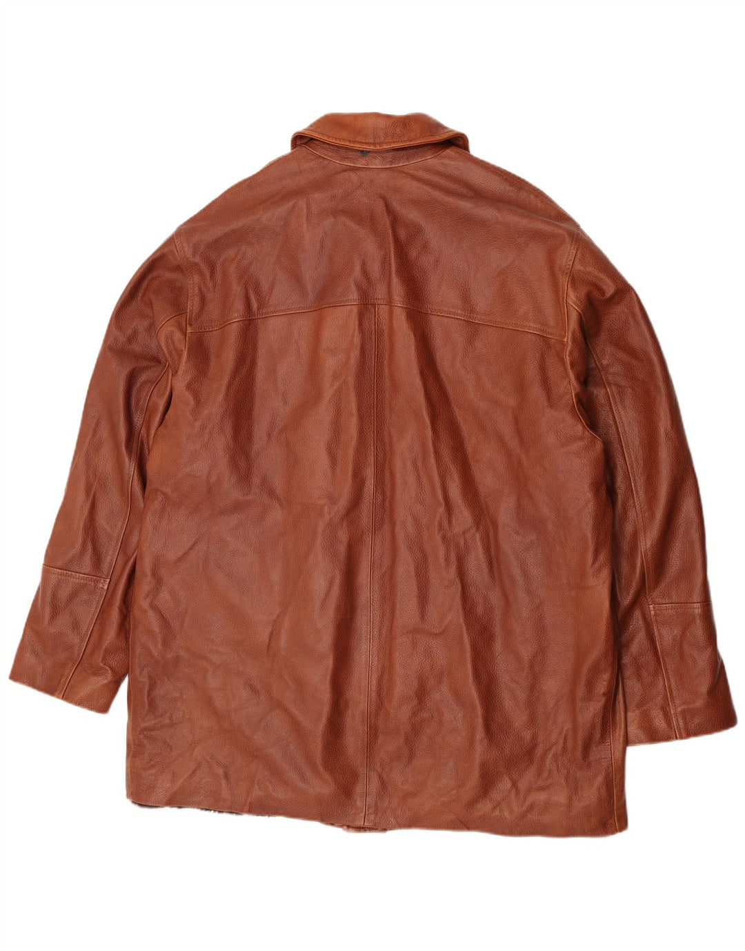 Pirbos Herre Læderjakke IT 58 4XL Brun