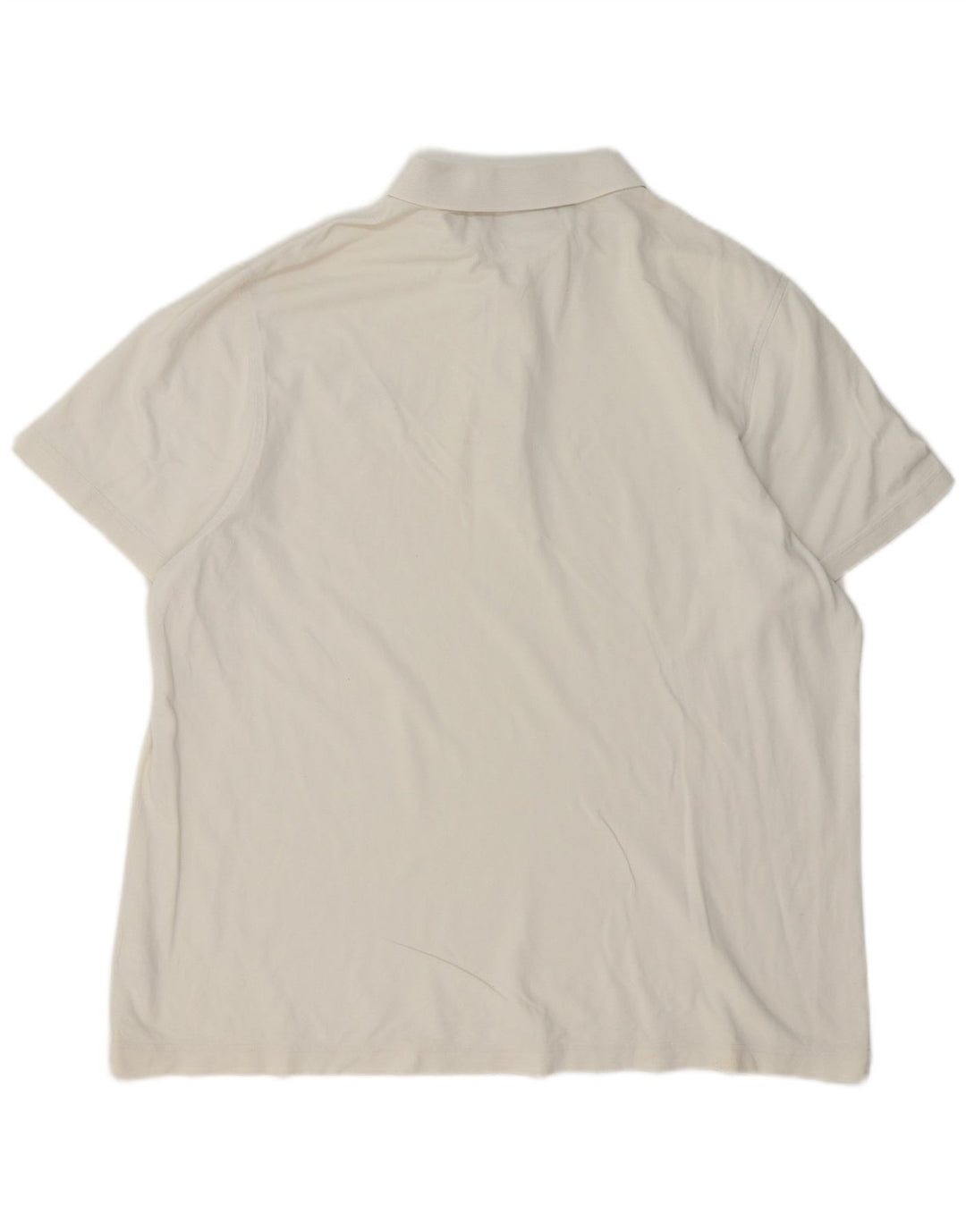 LACOSTE Poloshirt til mænd Str. 8 3XL Hvid Bomuld