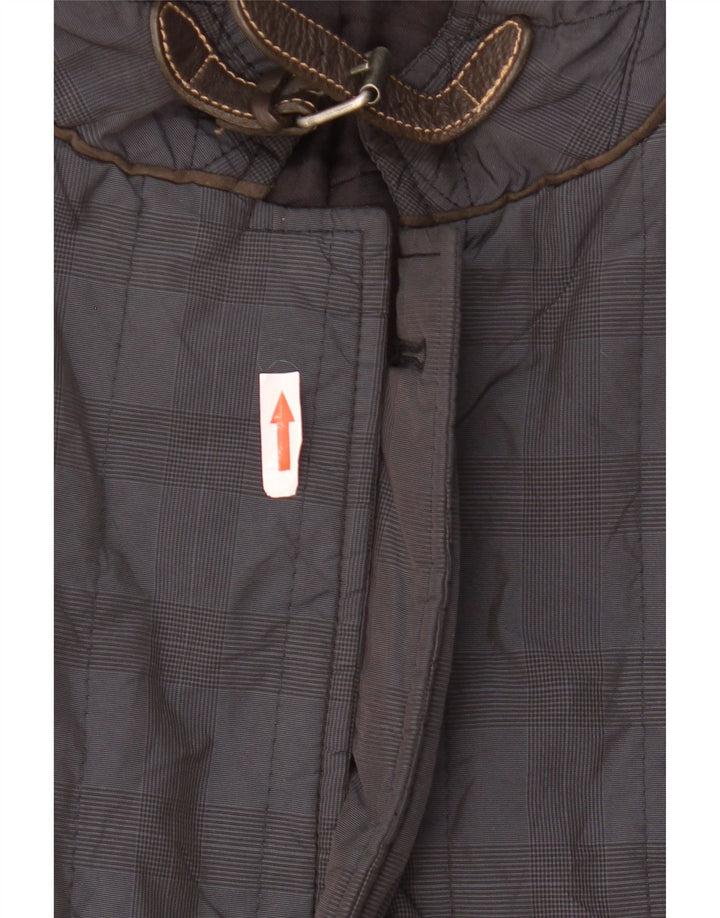 Massimo Dutti Herre Utility Jacket UK 40 Large Navy Blue Check Acetate