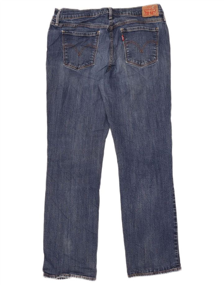 Levi's Dame 505 Straight Jeans W31 L29 Blå Bomuld