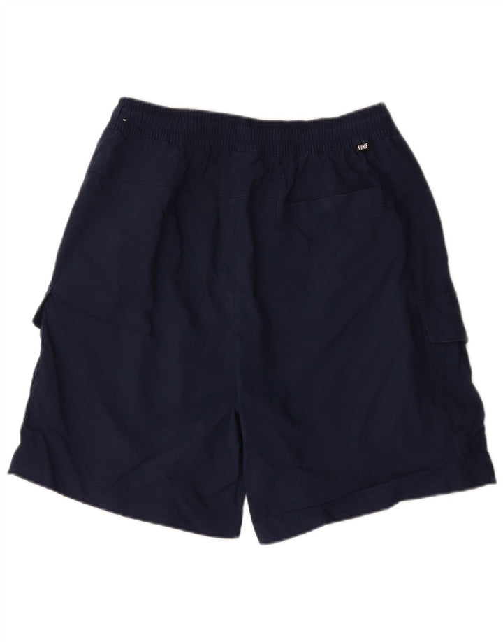 Nike Herre Cargo Shorts Medium W30 Marineblå Bomuld
