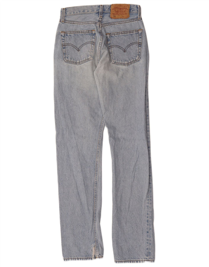 Levi's Dame 501 Straight Jeans W27 L32 Blå
