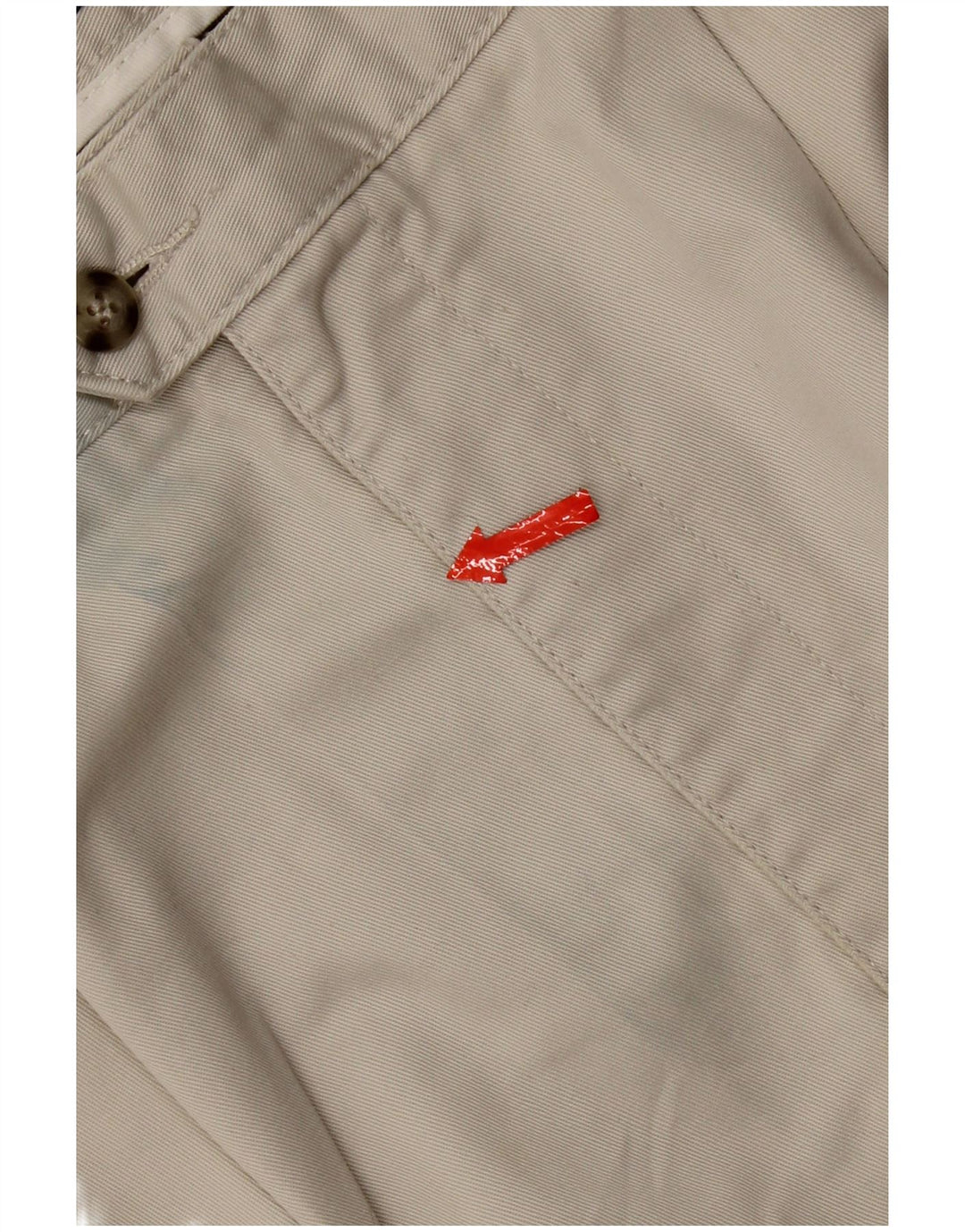 Dockers Herre Pegged Chino Shorts W42 2XL Grå Bomuld